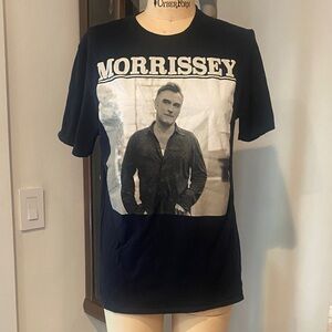 Gildan Black Morrissey Photo Graphic Tee